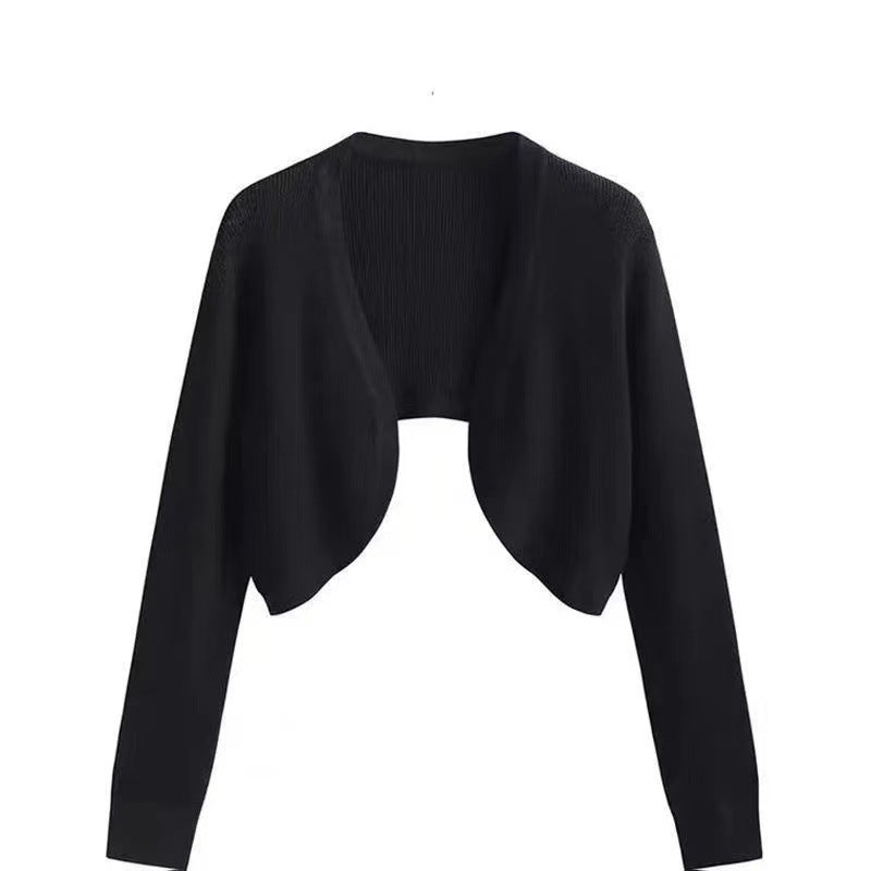 2025 Korean Gentle Sweet Shawl Fairy Gas To Reduce The Age Of Sunscreen Thin Small Cane Cardigan Jacket Tide