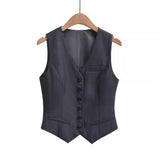 Hottie Autumn Fashion Dress Suit Vest Buckle Fashion Commuting Vest Top
