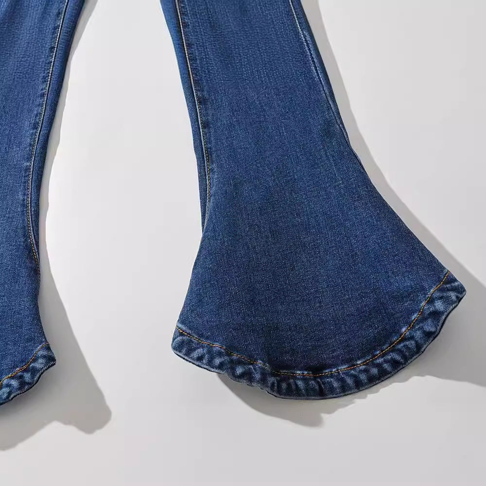 Spice Girls Spring New Super-Scinated Long Lane Horseshoe Trousers