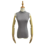 Hottie Summer Personality High-Neck Vest Sleeveless Slimming Top