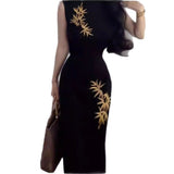 Improve The Sleeveless Cheongsam Dress Spring And Summer New 2026 New Chinese Style Royal Style Style Style Dress Can Be Worn Daily