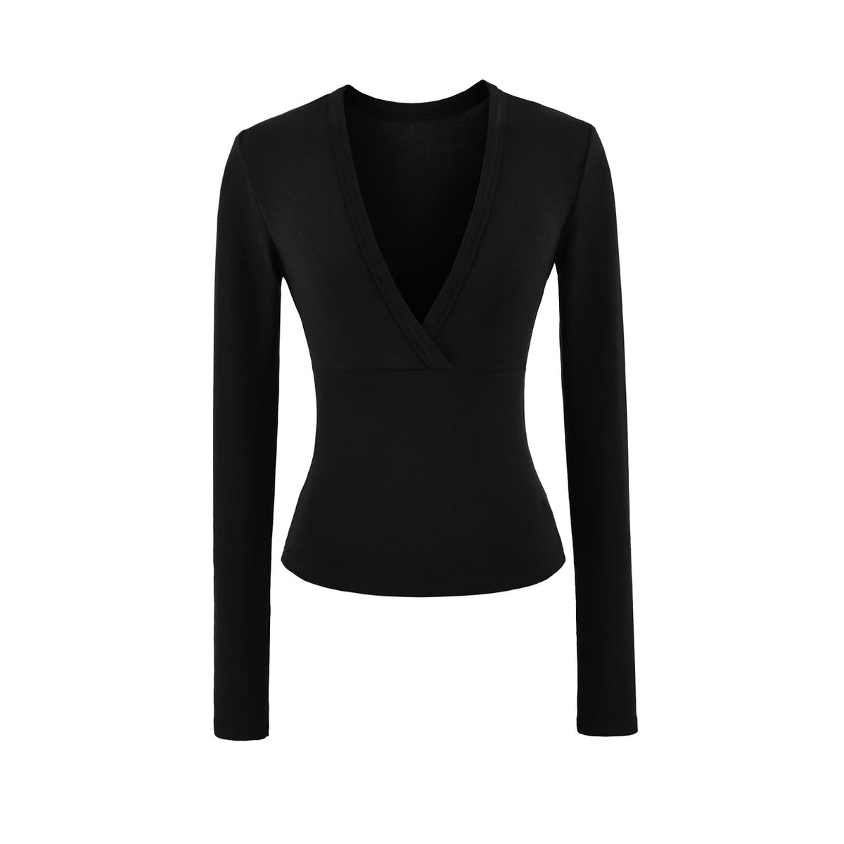 Pure Wind Cutting Line Cashmeal Blouse Slimming Shirt Design Sense Niche Top