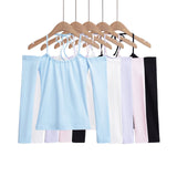 Spice Girl Slimming Thin Shoulder Shoulder Long-Sleeved T-Shirt Pure Desire Hottie Inside The Bottom Of The Tie Hanging Neck