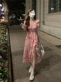 Broken Floral Dress Summer Girl 2025 New High-End Style Style Fashion Temperament Irregular Long Skirt