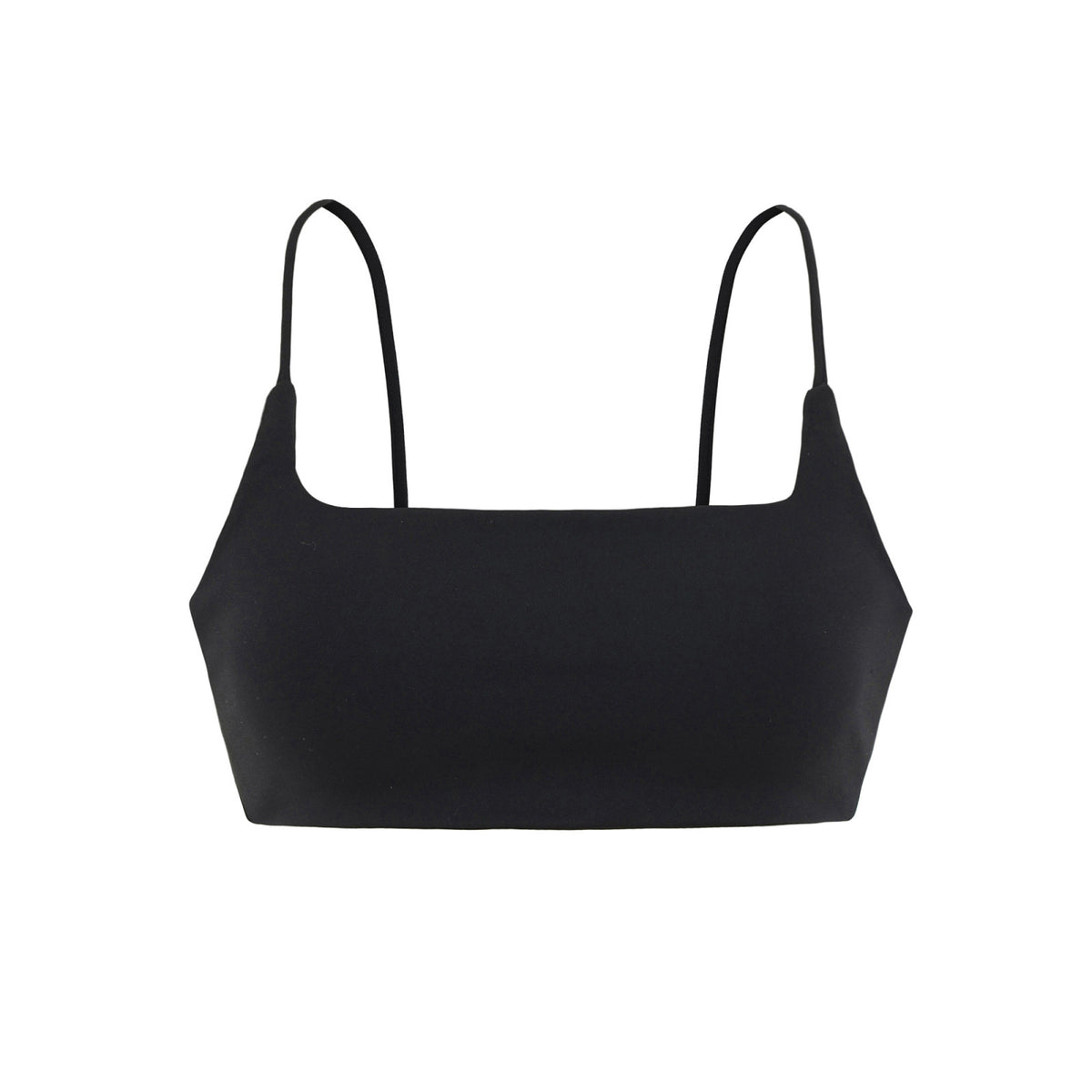 Summer Sexy Hottie Simple Solid Color Plus Pad Small Sling Belt Ultra-Short Top