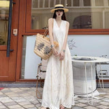 French Light Luxury Temperament Vest With A Collar Dress With A New Design For Women's Summer With A Loose-Render A-Word Dress