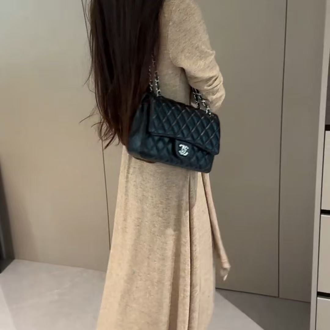 (Original Fabric) Temperament Strap V Tie Knot Dress Women's Autumn New Pure Lust Wind To Show Skinny Dress