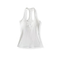 Pure Hot Babes Broth Pad U Collared Vest Tops Thin Leisure Sports Hoisting Slings