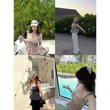 Solid Color Design Small Sling Vest Women's Summer Hottie Wind Repair Slimming Tops Thin Top