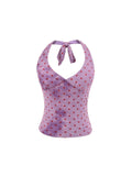 Real Shooting Hottie Hanging Neck Vest Woman With Breast Pad Summer 2026 Short Outer Wear Pure Desire Top