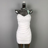 French Temperament Pure Windy Sexy Sling Dress Women's New Summer Back Repair Slimming Ass Short Skirt