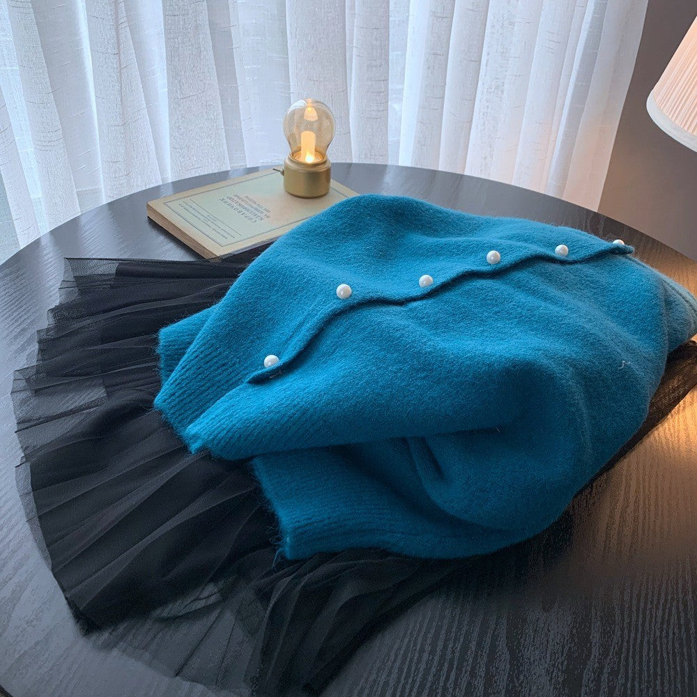 Small Man 2026 Autumn Yang New Knitted Shirt New Coat Women Loose Wearing High Sweater Opener