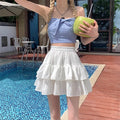 Princess Cake Skirt Summer New High-Waisted Thin Small Man Ponpon A Word Short Skirt