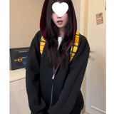 Hidden Pocket Sweater Men And Women 2026 Early Spring Heavy Hit Color Double Zipper Design Feeling Couple Coat