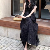 French Light Luxury Temperament Vest With A Collar Dress With A New Design For Women's Summer With A Loose-Render A-Word Dress