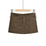 Sexy Low-Rise Half-Dress Skirt Girl 2025 New Anti-Walking Design Tight-Body Hip Skirt