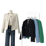 Small Fragrant Wind Thick Coat Women's Spring And Autumn 2026 New French Short High-End Fried Street Temperament Top