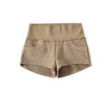 Hottie Wind Thread Splicing Ultra-Short Hot Pants High-Waist Shorts Hot Pants Hot Pants Casual New
