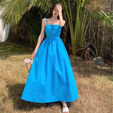 Yunnan Dali Tourism Wearing Dress Women Sanya Vacation Photo Beach Dress Hainan French Sling Dress Fairy