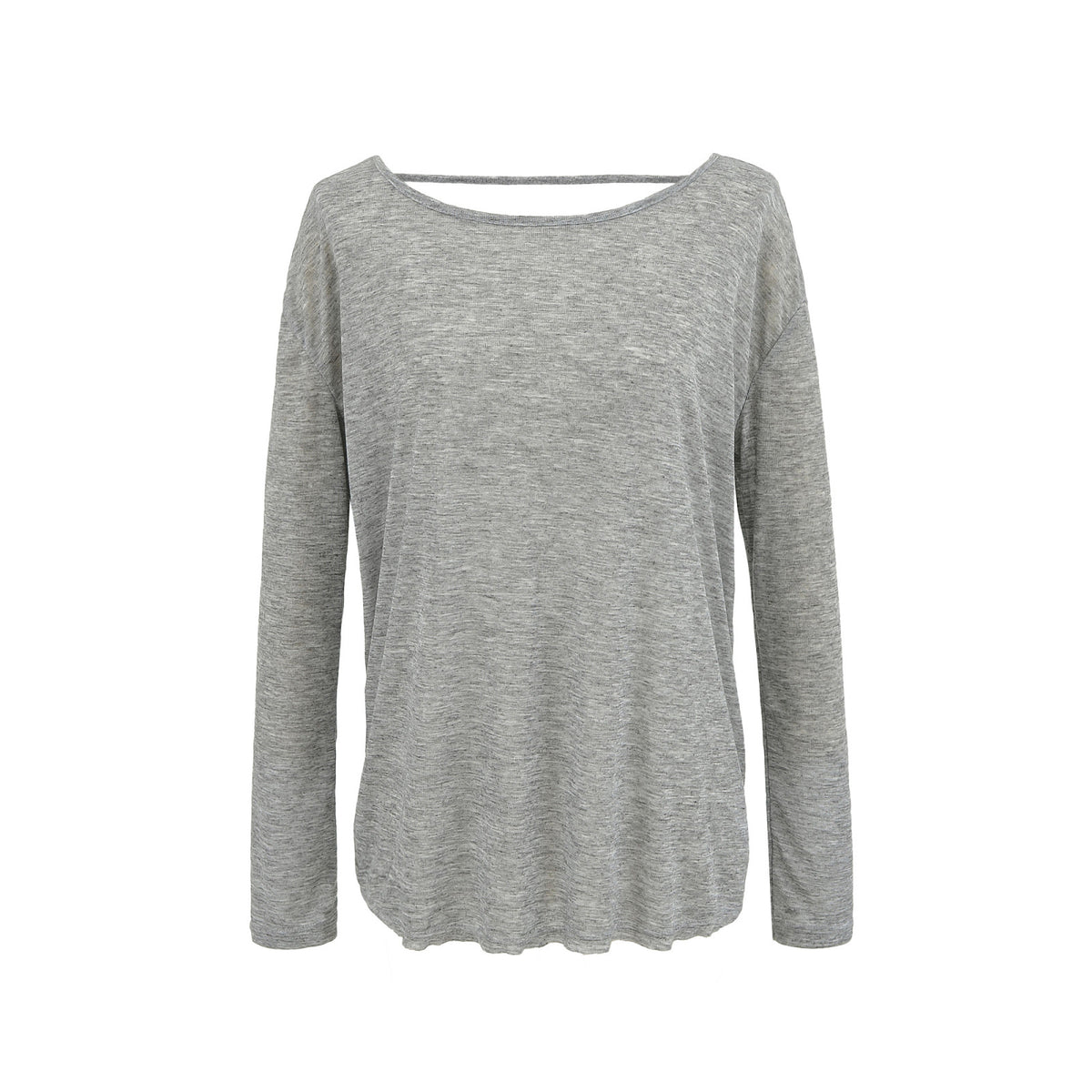 Twisting Back Sunscreen T-Shirts In The Long-Sleeved Autumn With A New T-Shirt Collar