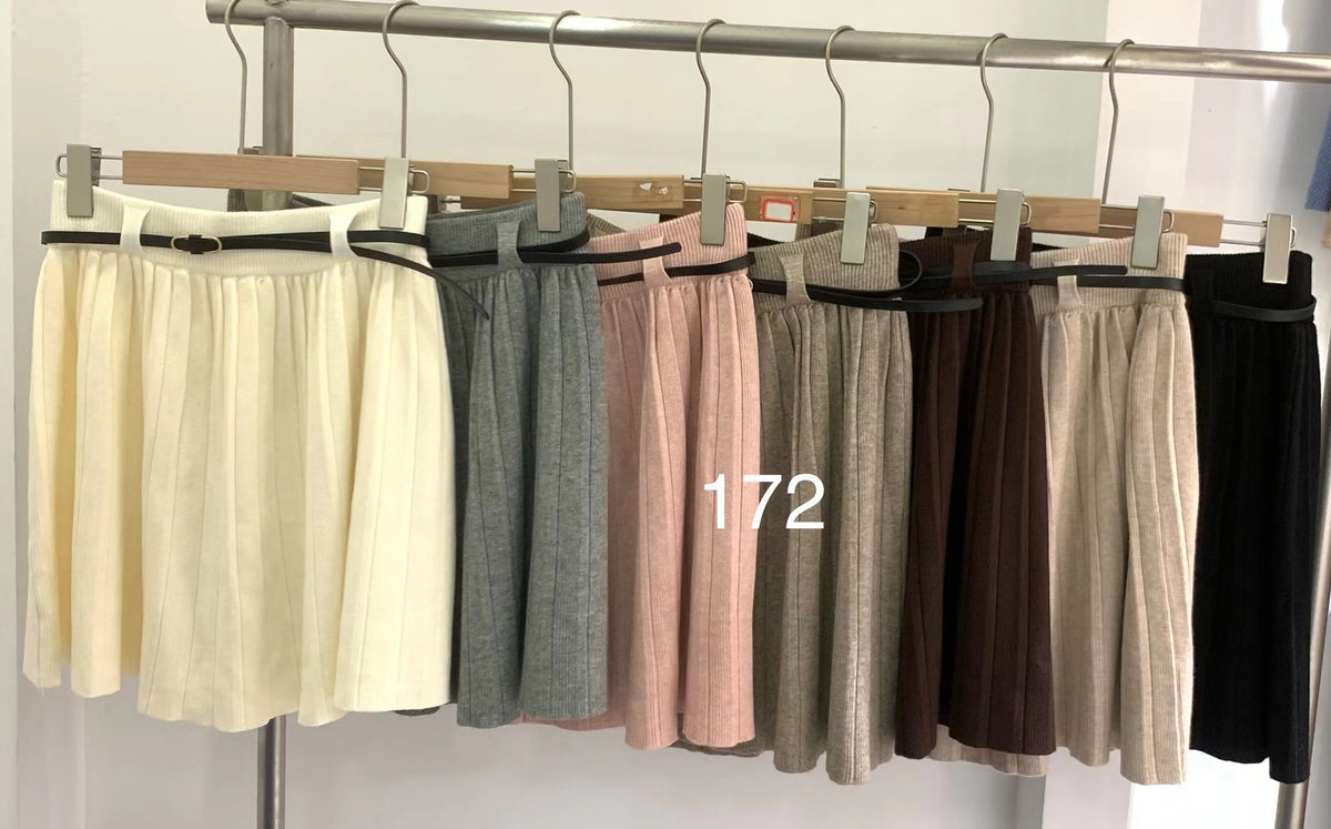 KANING College Wind Knitted Dress 2026 Autumn New Women's High Waist Skinny Casual Short Dress 100-Folded Dress