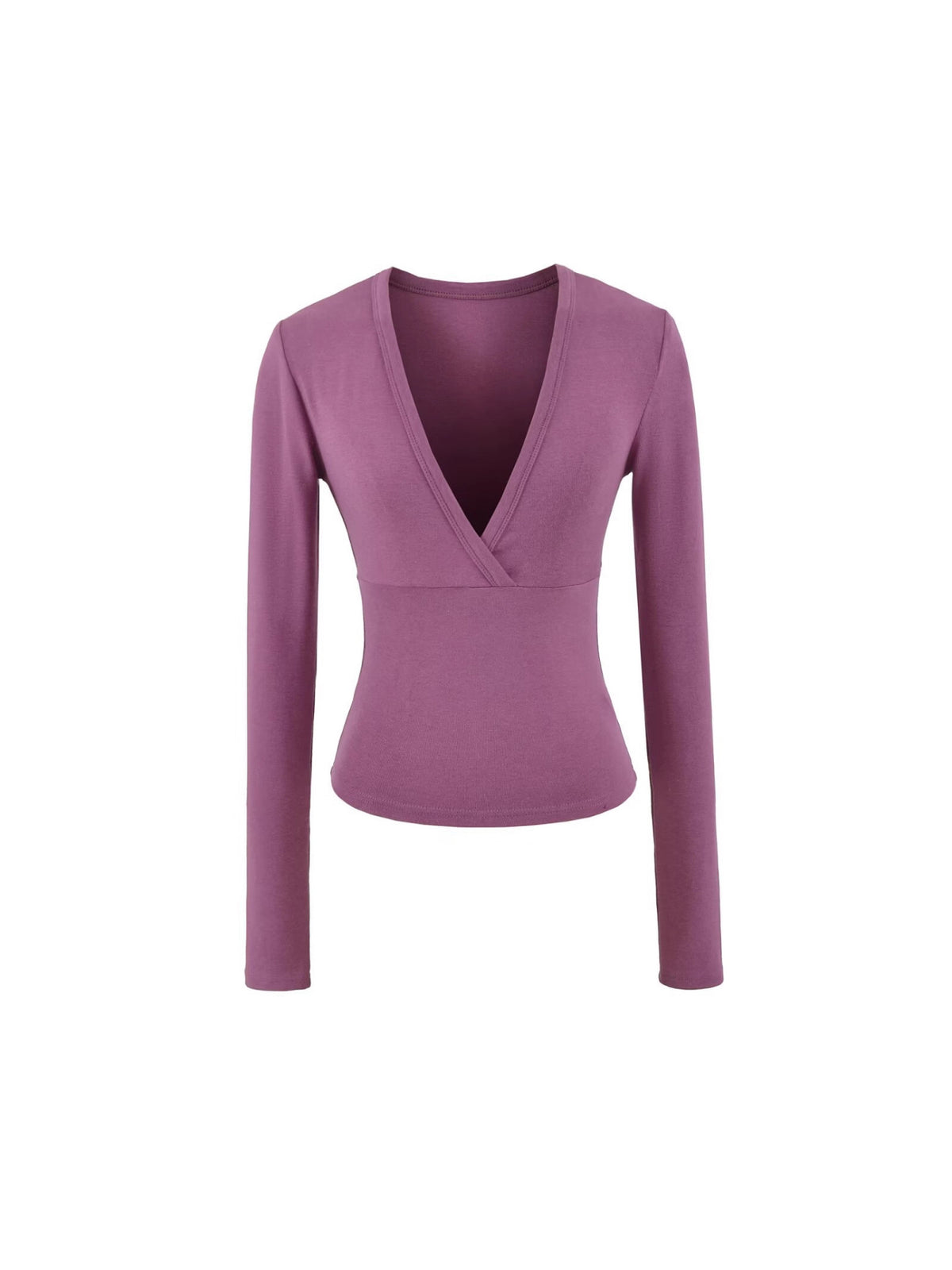 Pure Wind Cutting Line Cashmeal Blouse Slimming Shirt Design Sense Niche Top