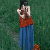 Korean Wears A Complete Set Of Dopaminesen Girl Sling With A Joint Dress Set 2025 New Women's Summer