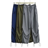 Trend-Setter Loose Workwear Trousers Women's In Blogger Street To Relax The Waist Thin Paper Bag Trousers Wide Leg Trousers
