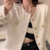 Small Fragrant Wind Thick Coat Women's Spring And Autumn 2026 New French Short High-End Fried Street Temperament Top