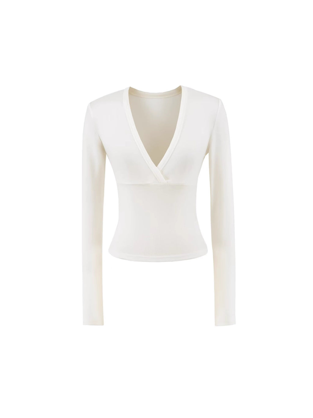 Pure Wind Cutting Line Cashmeal Blouse Slimming Shirt Design Sense Niche Top
