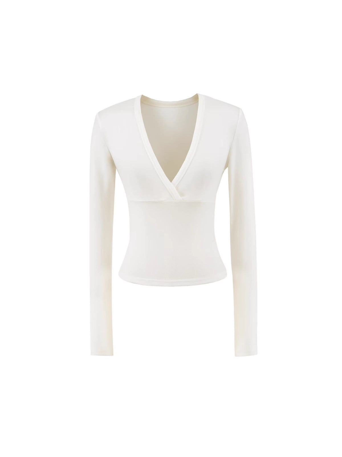 Pure Wind Cutting Line Cashmeal Blouse Slimming Shirt Design Sense Niche Top