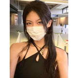 Fashion Sexy Hottie Pure Desire Vest Sling With A Sweater Women's Summer Small Body Repair Joint On The Bottom Of The Dress