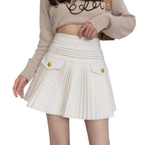 Real Shooting 2026 Winter New Net Red Sweet And Spicy Wind Repair Height Waist Thick Hairs Of The Hundred Fold Skirts And Half-Dress Skirts Women