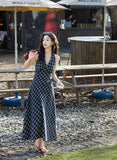 Pure Desire Sister In The Long Wave Dot Dress Women's Summer 2026 New Slimming Sexy Back Hanging Neck Dress