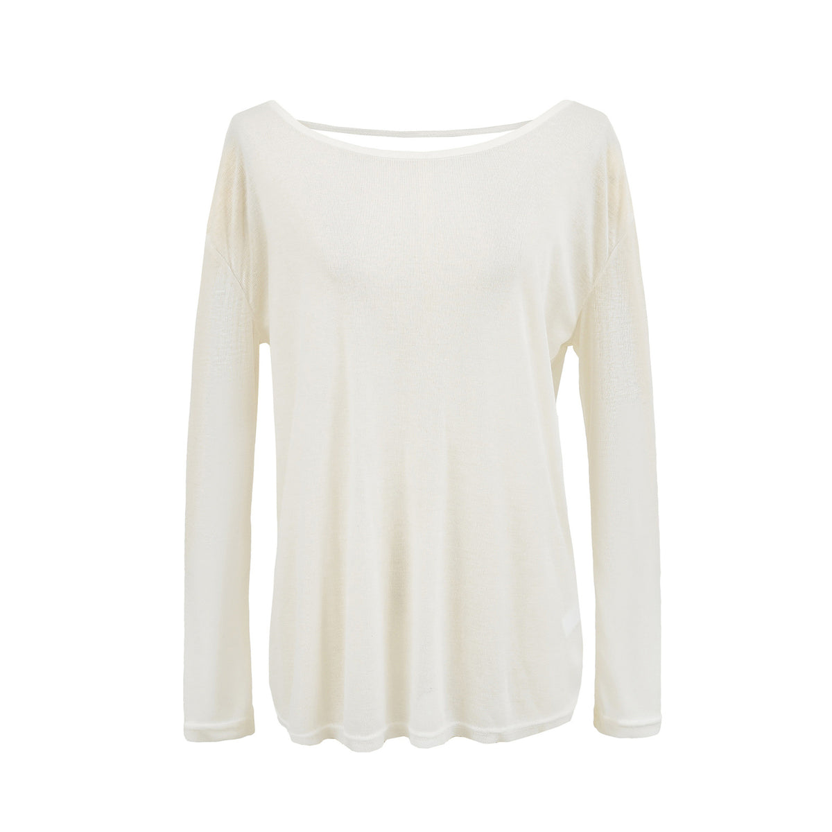 Twisting Back Sunscreen T-Shirts In The Long-Sleeved Autumn With A New T-Shirt Collar
