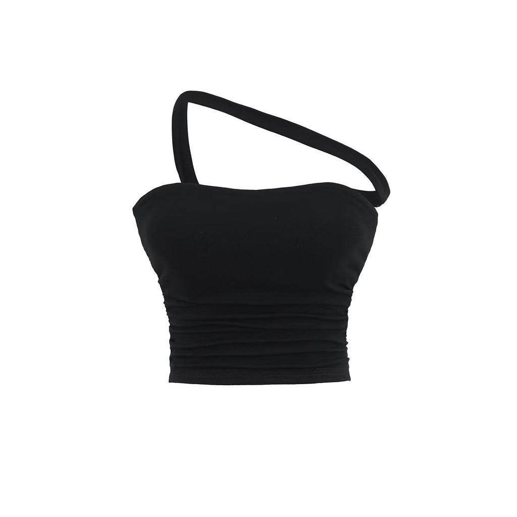 Chest Pads Can Be Removed Wearing Hanging Neck Sling Vest Hollow Shoulder Corset