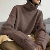 KANING Basic High-Necked Hooded Sweater Women's New Loose Lazy Wind Bottoming Shirt In Autumn And Winter 2026