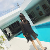 2026 Spring And Summer Sunscreen Ultra-Thin Perspective Chiffon Sleet Cardigan Air-Conditioning Shirt Long Shawl Coat Summer New Woman