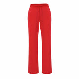 Spice Girls Casual Waist Thread Straight Sleet Sleet Trousers Casual Trousers Women's New Trousers