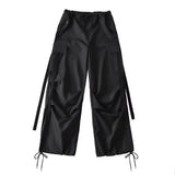 Street Ribbon Low-Sing Loose-Fitting Trousers Personality Multi-Pocket Tight Feet Dance Trousers Tide