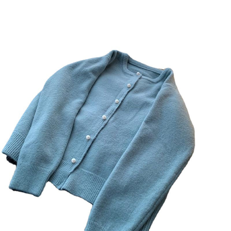 Small Man 2026 Autumn Yang New Knitted Shirt New Coat Women Loose Wearing High Sweater Opener