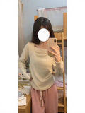 Casual Simple Style De Velvet Plus Velvet Bottom Shirt Women's Autumn And Winter Fashionable Atmosphere Slimming Inside A Solid Color T-Shirt