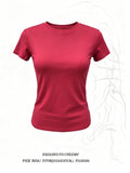 2026 New Round Collar Slimming Simple Temperament Commuting Han Linen Short-Sleeved T-Shirt Dress