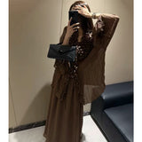 Small Lace Romantic French Suit Giant Slim Lazy 2026 Summer Cool Dress Loose Two-Piece Skirt