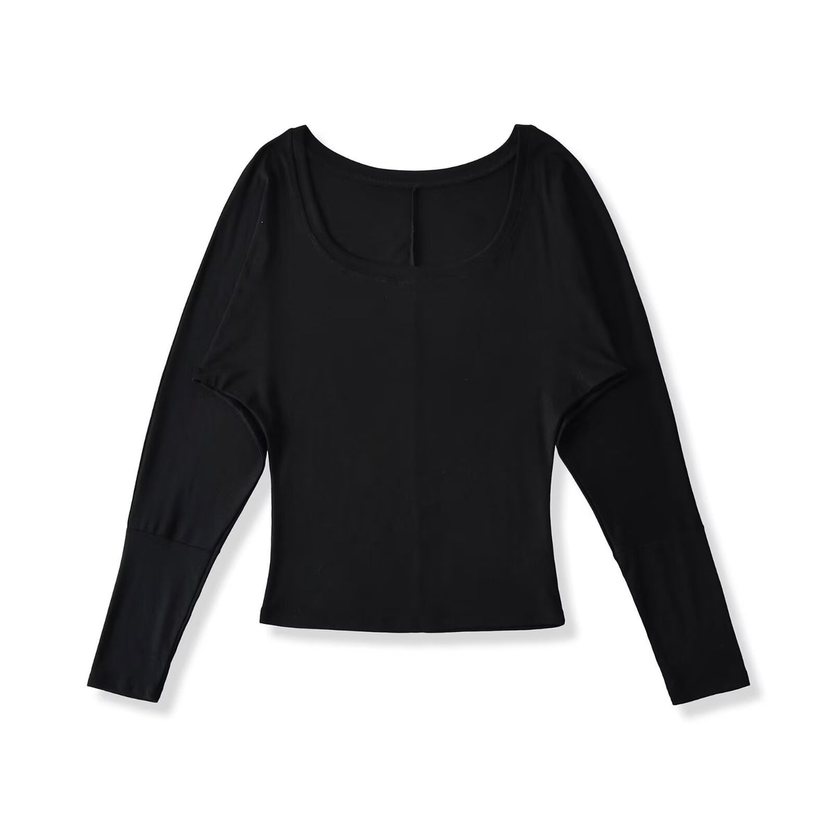 Big U Collar Long-Sleeved T-Shirt T-Shirt Inside The New Pure Desire