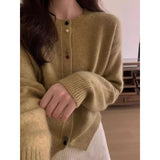Station 2026 Autumn And Winter New Knitted Sweater European Tide Knitted Cardigan Women's Color Button Coat Top