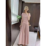 Good-Looking Ootd A Complete Set Of 2026 Summer New Short-Sleeved Women's Summer Long-Legged Trousers Lazy Casual Two Sets