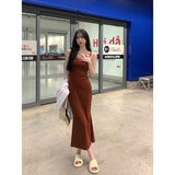 2025 Summer New Sexy Hottie Sling Dress Pure Lust Wind To Thin Temperament With The Hips
