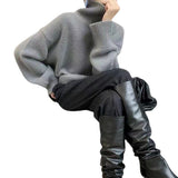 KANING Basic High-Necked Hooded Sweater Women's New Loose Lazy Wind Bottoming Shirt In Autumn And Winter 2026