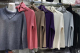 KANING Korean Version Of The Solid Color High-Necked Knitting Shirt 2026 Autumn And Winter New Lazy Soft Glutinous Sweater Woman